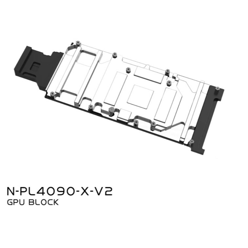 Rtx 4090 Water Block - N-PL4090-X-V2 GPU-Wasserblock mit Vollmetallstruktur für RTX