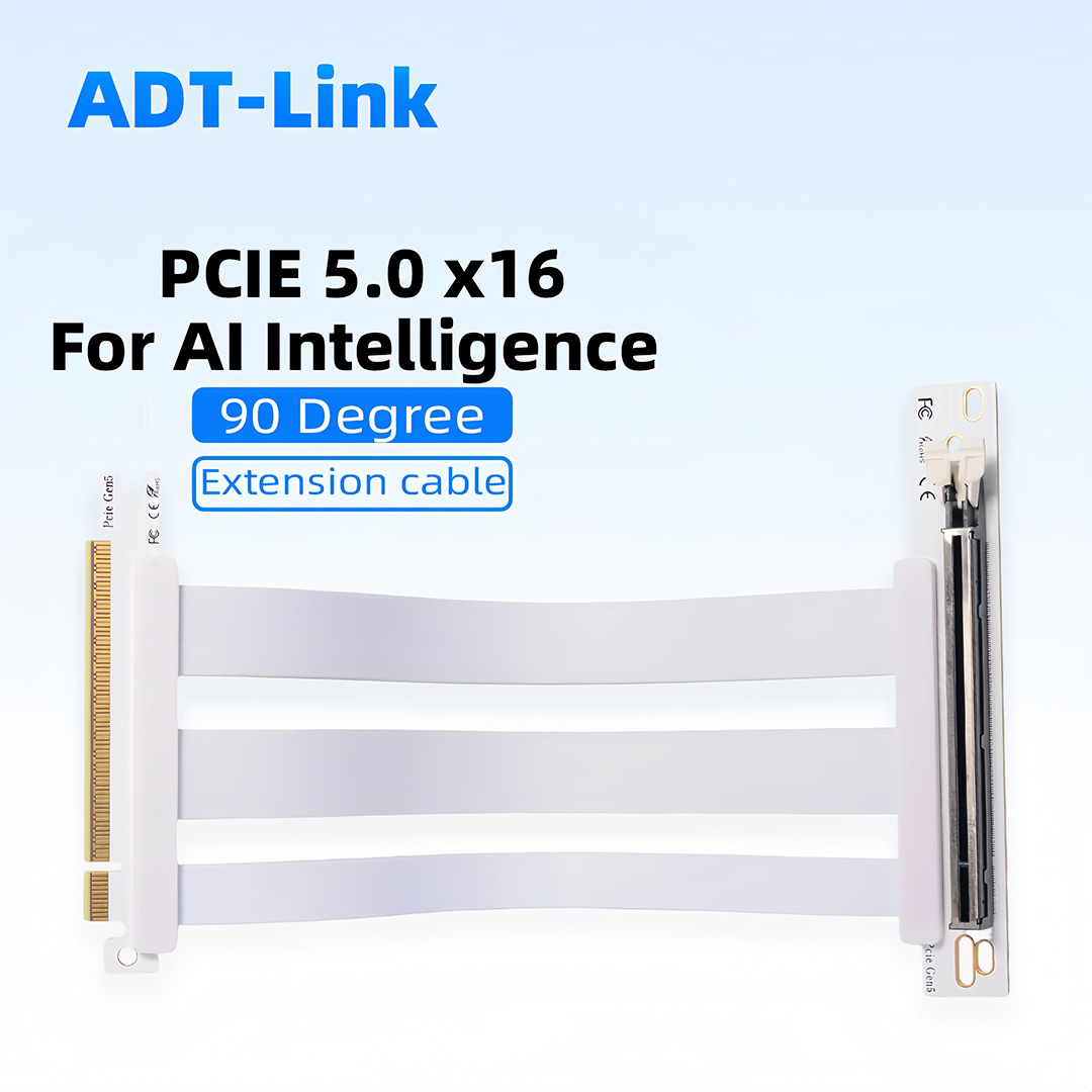 Pcie 5.0 Gpu Riser Cable - PCIE 5.0 X16 16x Grafikkarten-Verlängerungskabel 90