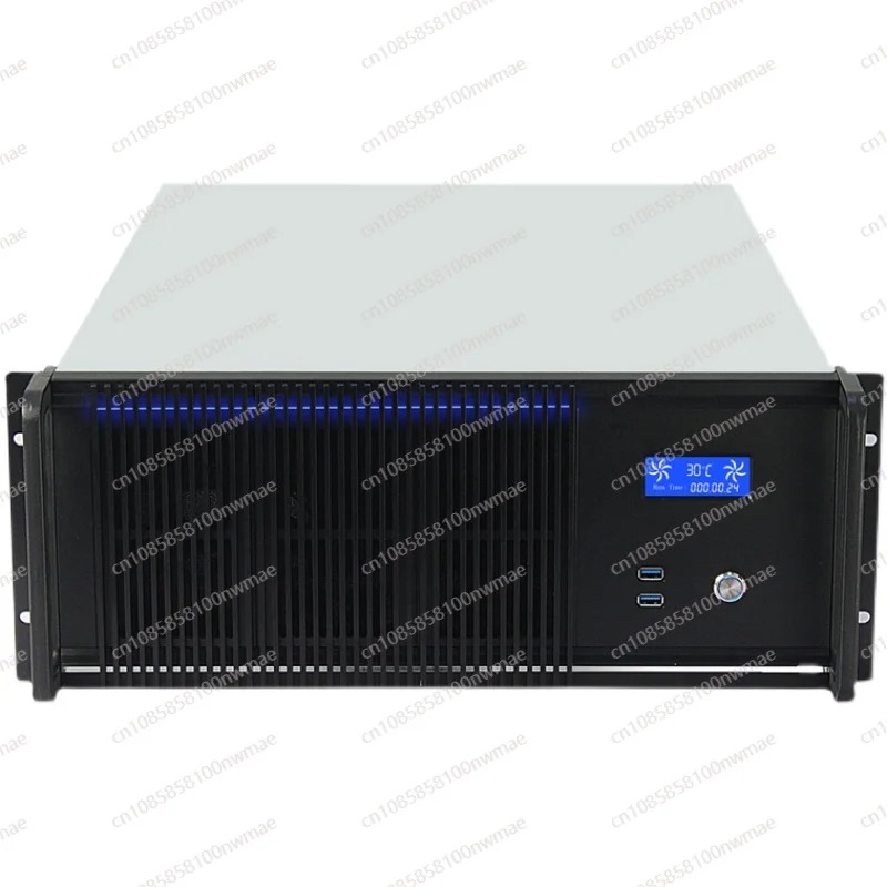 Server Gpu Chassis 4U - 4U-Servergehäuse, Multi-GPU-Grafikkarte, ESSX Ultra-Micro-Dual-Channel-Motherboard, 12 Steckplätze