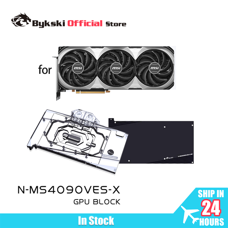 Rtx 4090 Water Block - Bykski N-MS4090VES-X GPU-Block für MSI GeForce