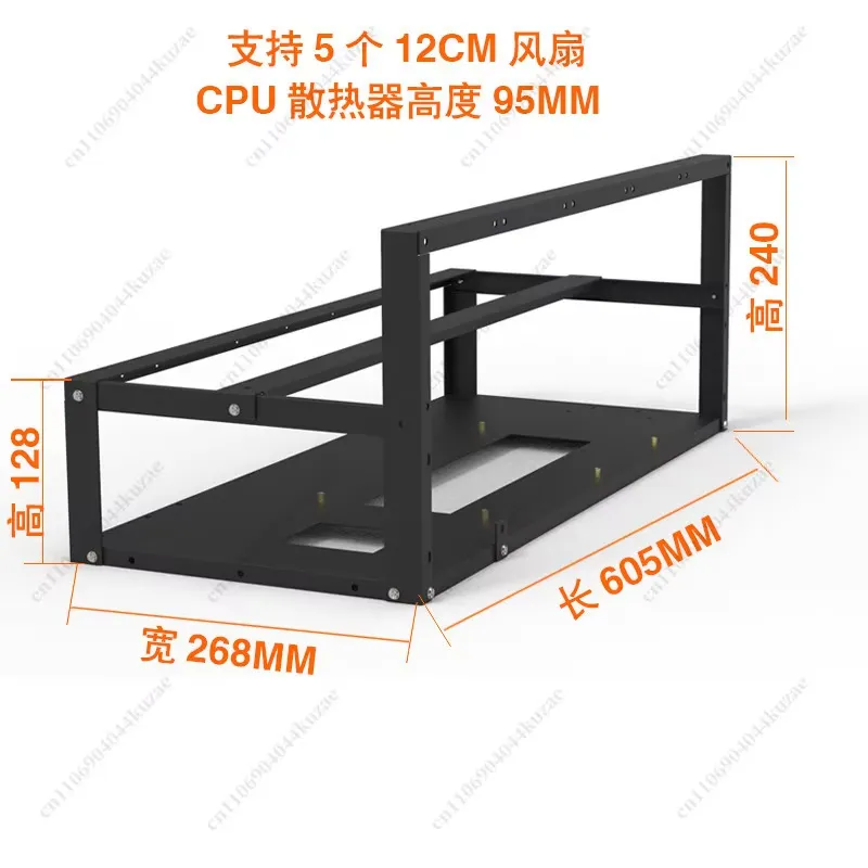 Für 6/8 GPU Open-Air-Mining-Ri – Gpu Mining Rig Frame 8 Gpu Bewertung und Preis