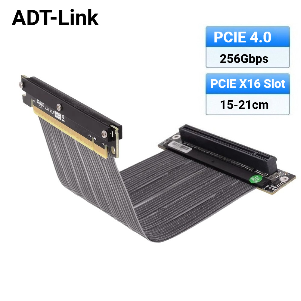 ADT-Link 2025 Neues einzelnes  – Itx Gpu Riser Pcie 4.0 16X Bewertung und Preis