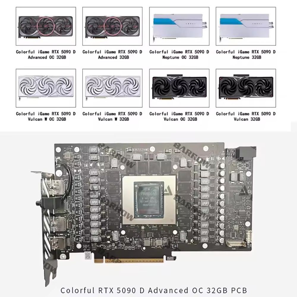 Barrow GPU-Block für Colorful  – Rtx 5090 32Gb Bewertung und Preis