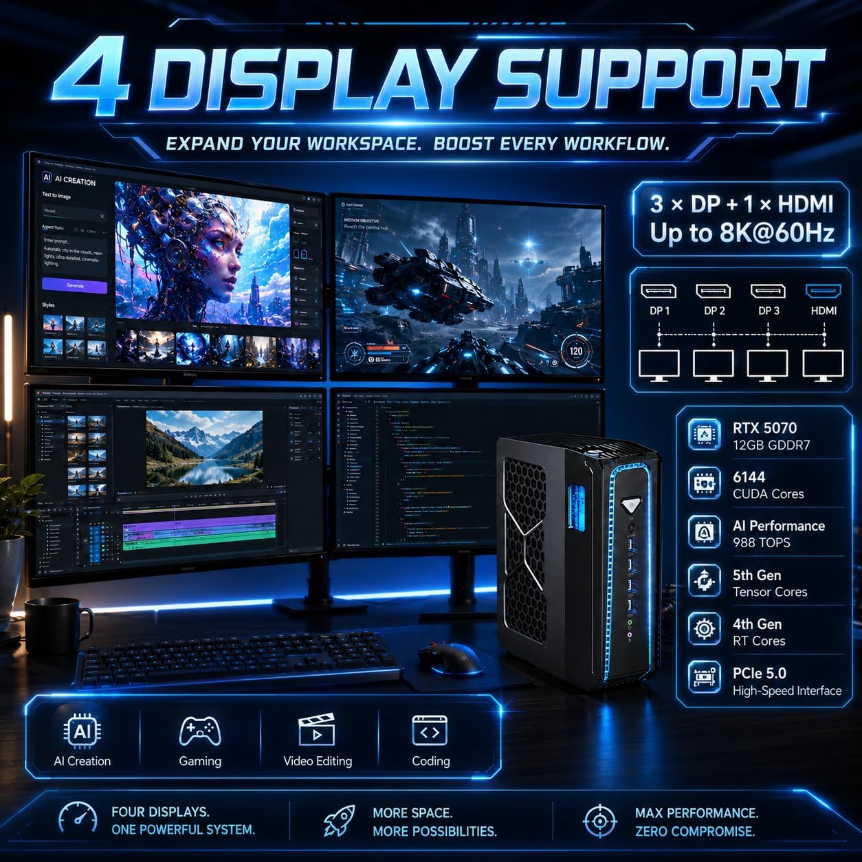 Msecore Flüssigkeitsgekühlter  – Desktop Gaming Gpu 32Gb Bewertung und Preis