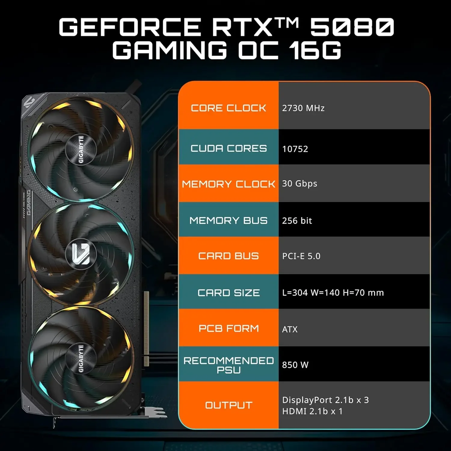 RTX 5080 Gaming OC 16G Grafikk – Rtx 5080 16Gb Bewertung und Preis