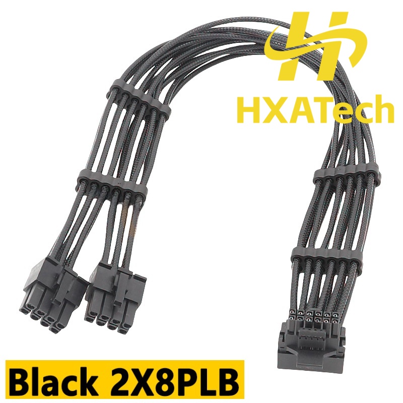 HXATech- 2x8PIN 3X8PIN 4X8PIN  – Dual 8Pin To 16Pin 12Vhpwr Cable Bewertung und Preis