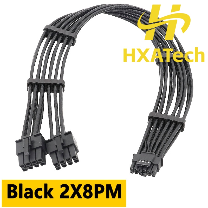 HXATech- 2x8PIN 3X8PIN 4X8PIN  – Dual 8Pin To 16Pin 12Vhpwr Cable Bewertung und Preis