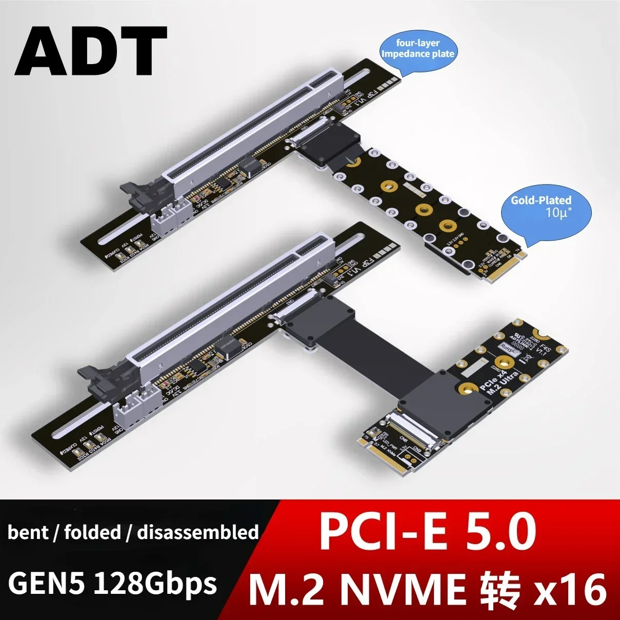 ADT-Link PCIe 5.0 M.2 NGFF NVM – Pcie 5.0 Gpu Riser Cable Bewertung und Preis