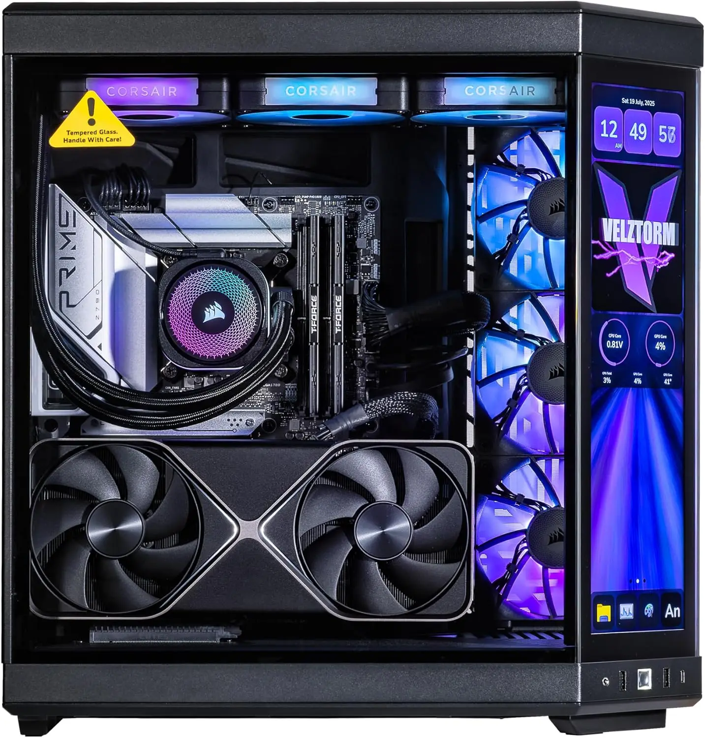 Velztorm LCD Schwarz Praetix M – Rtx 5080 16Gb Bewertung und Preis